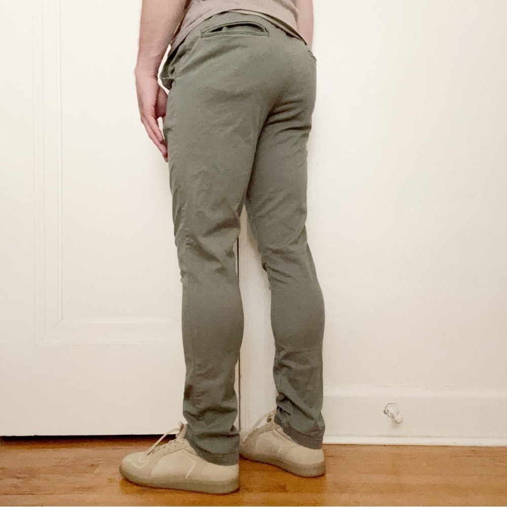 Katin Men’s Slim Stretch Chino Pant Size Small Green